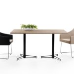 Turin Dining Table with 4 Manhattan Chairs